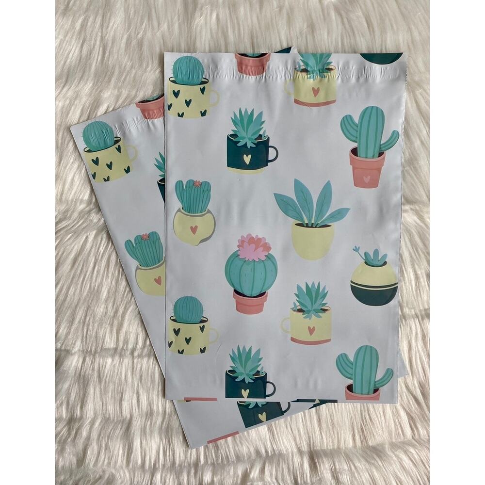 Succulents 10x13 Poly Mailers & 4x6 Thank You Cards & 2.5” Thank You Stickers - Picture 6 of 6